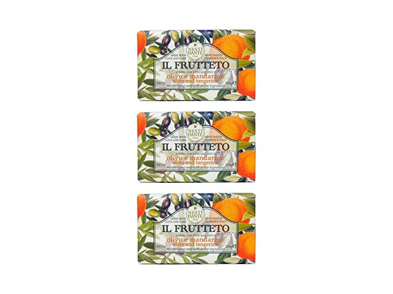Saponeria Nesti Firenze Olivo e Mandarino Moisturizing Soap, 8.8 Ounces