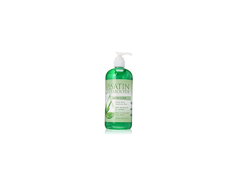 Satin Smooth Cool Aloe Vera Skin Soother Gel, 16 fl oz/473 mL