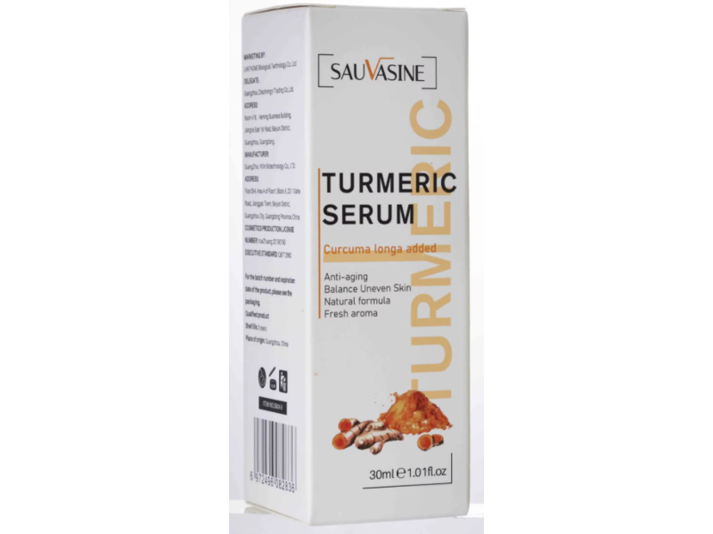 Sauvasine Turmeric Serum, 1.01 fl oz/30 mL