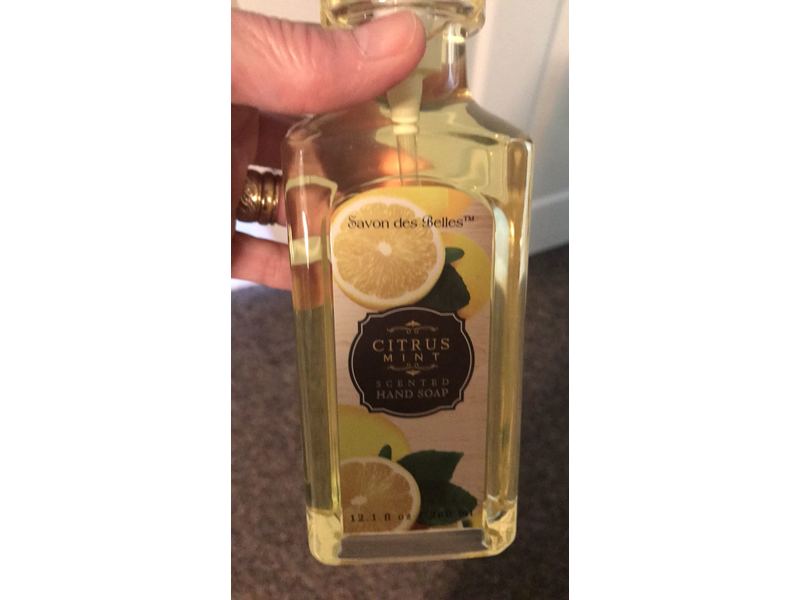 Savon Des Belle Scented Hand Soap, Citrus Mint, 12 fl oz