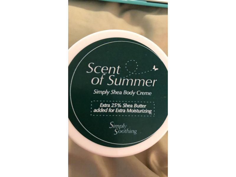 Scent of Summer Simply Shea Body Creme, 2 oz