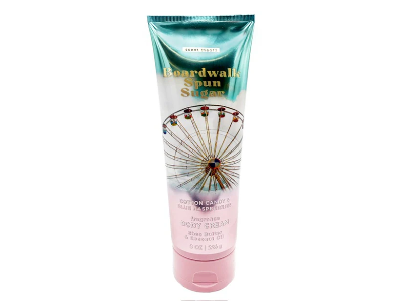 Scent Theory Boardwalk Spun Sugar Fragrance Body Cream, Cotton Candy & Blue Raspberries, 8 oz/226 g