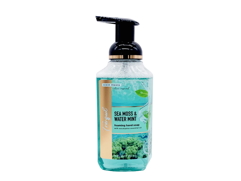 Scent Theory Foaming Hand Soap, Sea Moss & Water Mint, 11 fl oz/125 mL