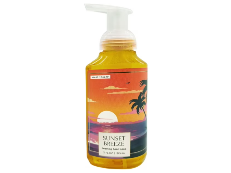Scent Theory Foaming Hand Soap, Sunset Breeze, 11 fl oz/325 mL