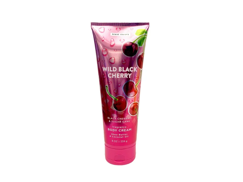 Scent Theory Fragrance Body Cream, Wild Black Cherry, 8 oz/226 g