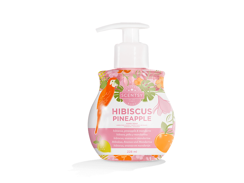 Scentsy Hand Soap, Hibiscus Pineapple, 7.7 fl oz/228 mL
