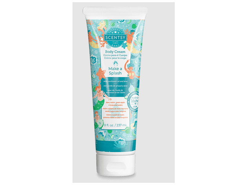 Scentsy Make A Splash Body Cream, 8 fl oz/237 mL