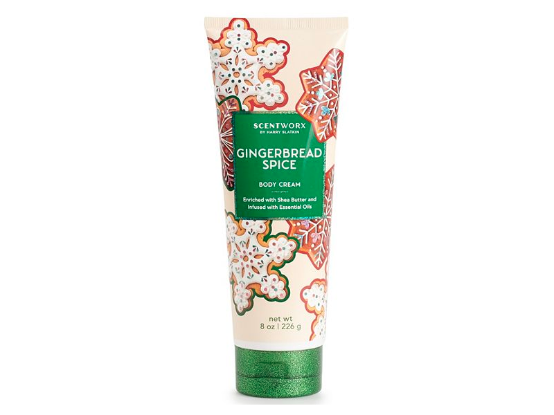 Scentworx Gingerbread Spice Body Cream, 8 oz/226 g