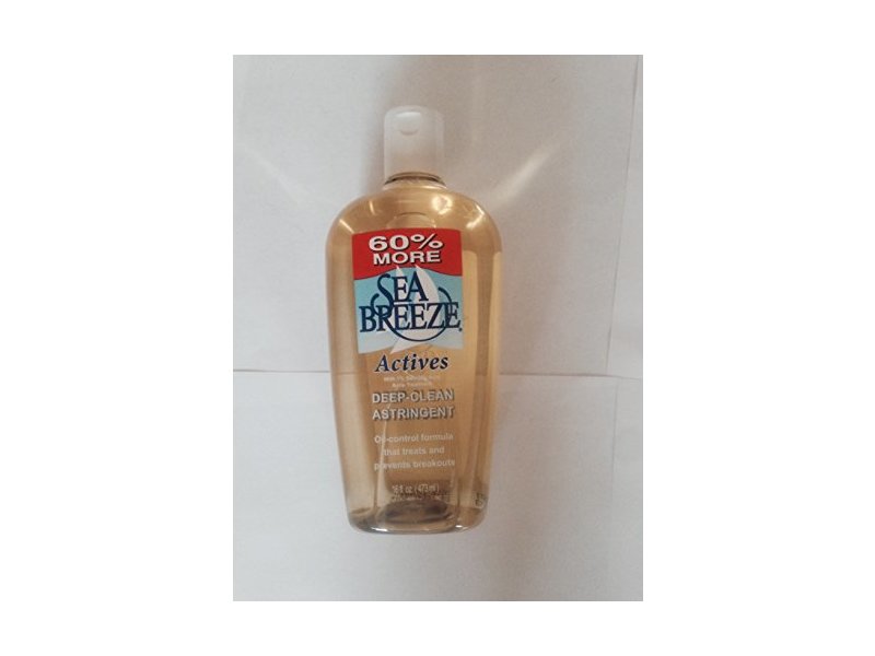 Sea Breeze Actives Deep Clean Astringent 16 Fl.oz (2 Bottles)
