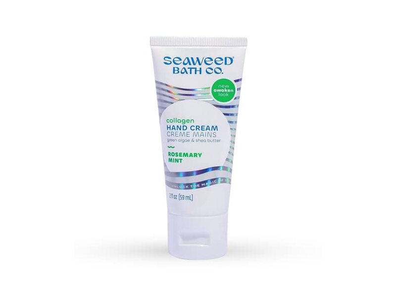 Seaweed Bath Co. Collagen Hand Cream, Rosemary Mint, 2 fl oz/59 mL