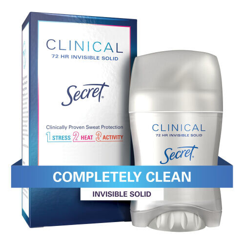 Clinical Strength Antiperspirant And Deodorant For Women Invisible Solid Completely Clean