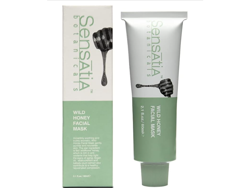 Sensatia Botanicals Wild Honey Facial Mask, 2 fl oz/60 mL