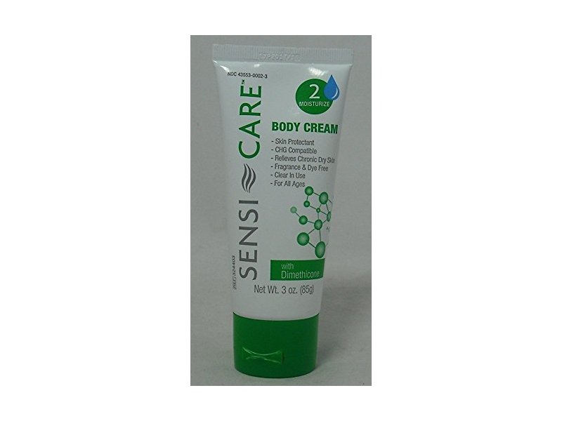 Sensi-Care Moisturizing Body Cream - 3 oz Tube (4 Pack)