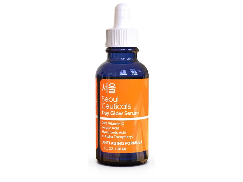 Seoul Ceuticals Day Glow Serum, Anti-Aging Formula, 1 fl oz/30 mL