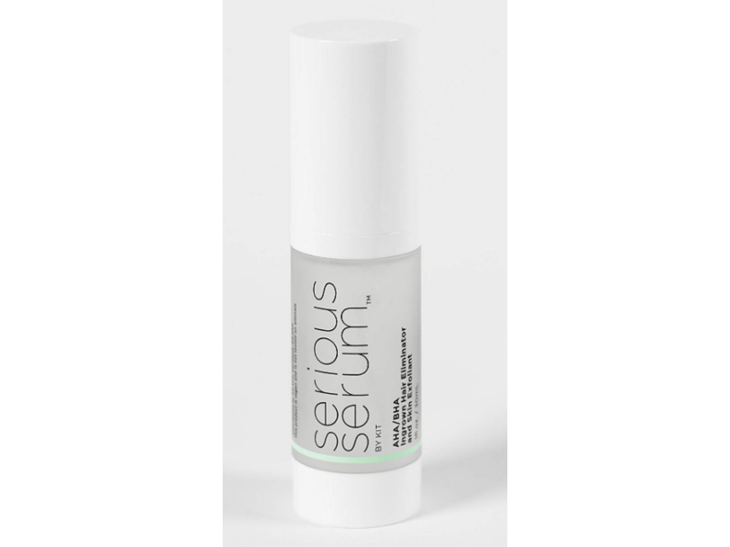 Serious Serum AHA/BHA Ingrown Hair Eliminator And Skin Exfoliant, 1 fl oz / 30 mL