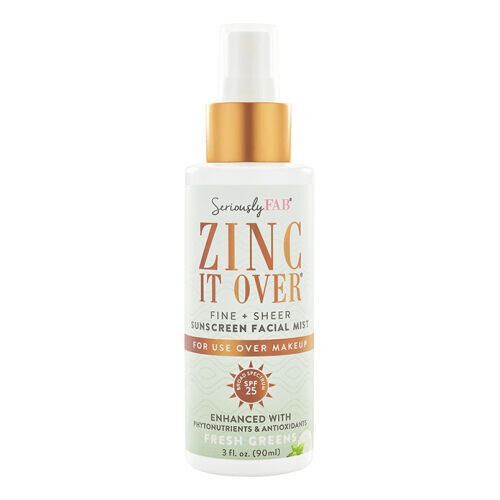 Zinc It Over Sunscreen Facial Mist - Unscented