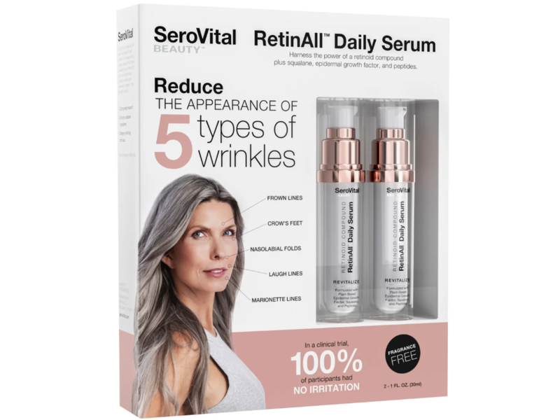 SeroVital Beauty RetinAll Daily Serum, 1 fl oz/30mL, 2 Count