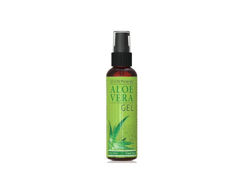 Seven Minerals Aloe Vera Gel, 2 fl oz/60 mL