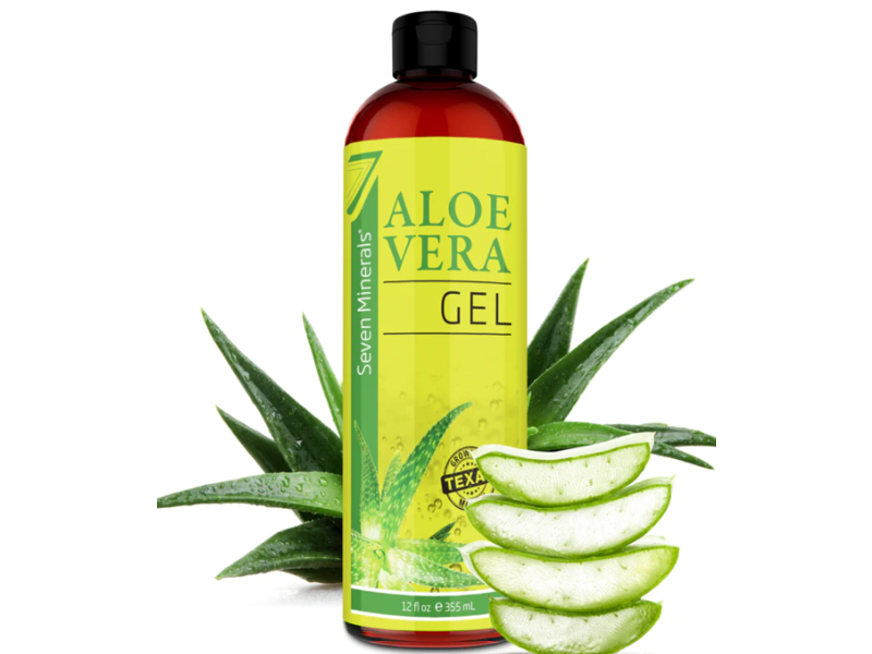 Seven Minerals Aloevera Gel, 12 fl oz/355 mL, Pack Of 2
