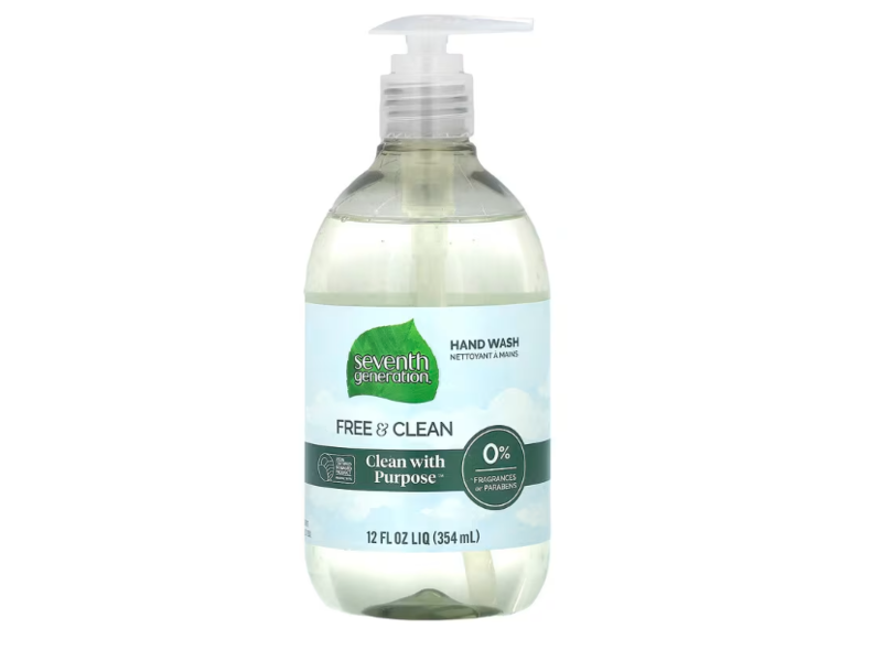Seventh Generation Hand Soap, Free & Clean, 12 fl oz/354 mL
