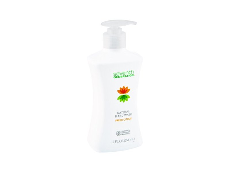 Seventh Generation Natural Hand Wash, Fresh Citrus, 12 fl oz (2)