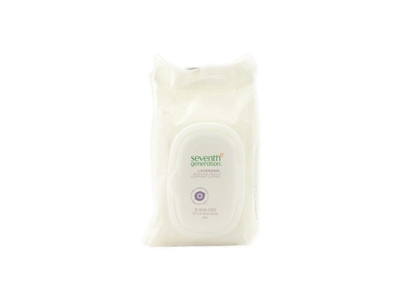 Seventh Generation Refreshing Lavender Facial Wipes, 30 ct