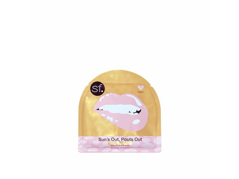 Sf Glow Sun's Out Pouts Out Gold Foil Lip Mask, 0.27 fl oz/8 mL