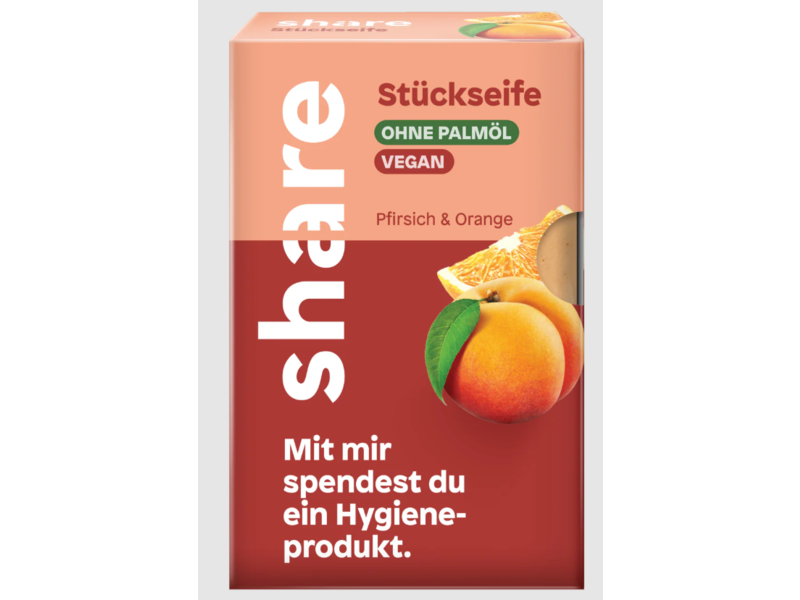 Share Bar Soap, Peach & Orange, 100 g