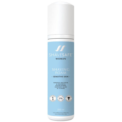 Woman Shaving Foam