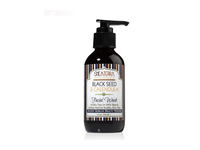 Shea Terra Organics Black Seed & Calendula Facial Wash, 4 oz