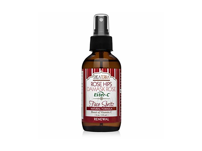 Shea Terra Organics Moroccan Rose Water Facial Spritz, 4 oz