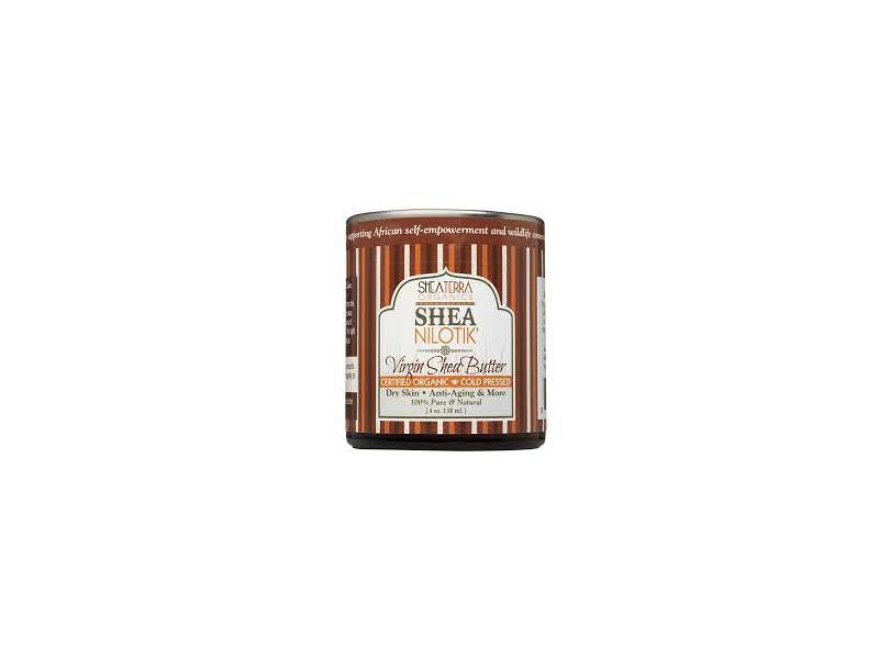 Shea Terra Shea Nilotik Virgin Shea Butter, 100% Organic, 1 oz/30 ml