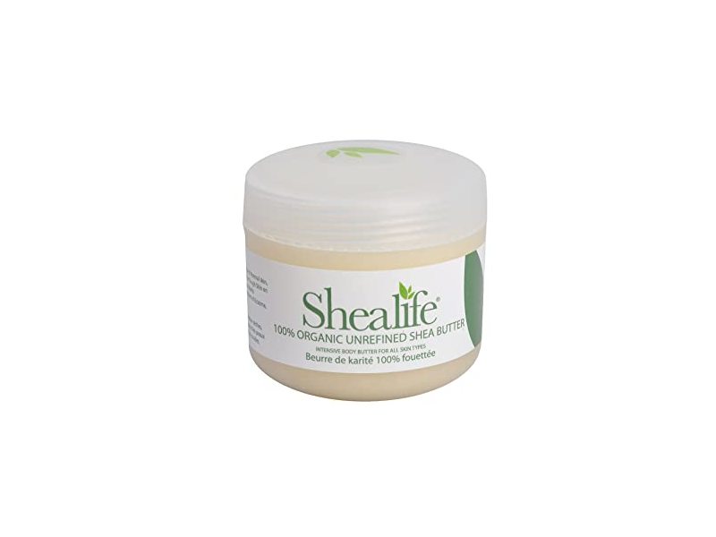 Shealife Organic Unrefined Shea Butter, 3.5 oz/100 g