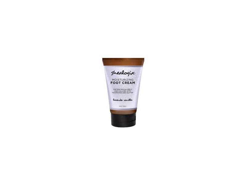 Shealogix Moisturizing Foot Cream, Lavender Vanilla, 4 oz / 113 g