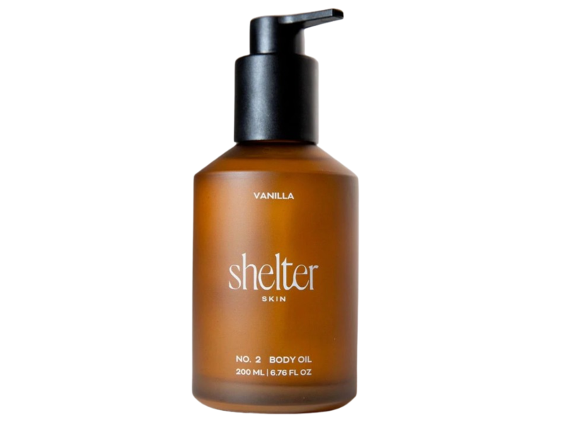 Shelter Skin No.2 Body Oil, Vanilla, 6.76 fl oz/200 mL