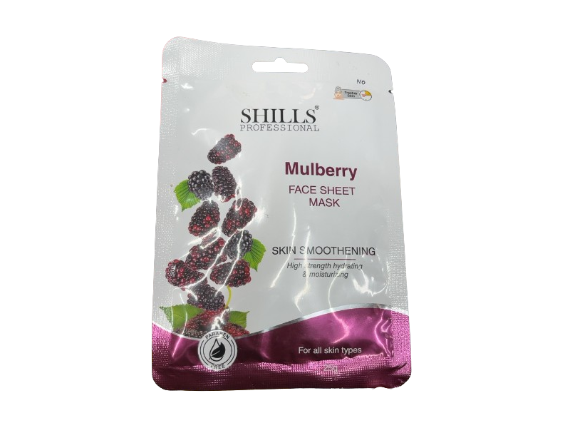 Shills Professional Face Sheet Mask, Mulberry, 25 g