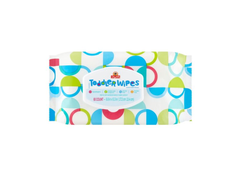 ShopRite Toddler Wipes, 60 Count