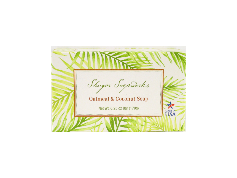Shugar Soapworks Oatmeal & Coconut Soap, 6.25 oz