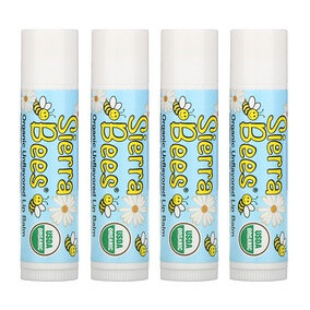 Organic Lip Balms, Unflavored