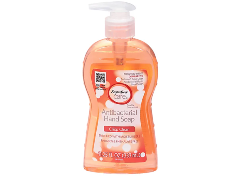 Signature Antibacterial Hand Soap, Crisp Clean, 11.25 fl oz/333 mL