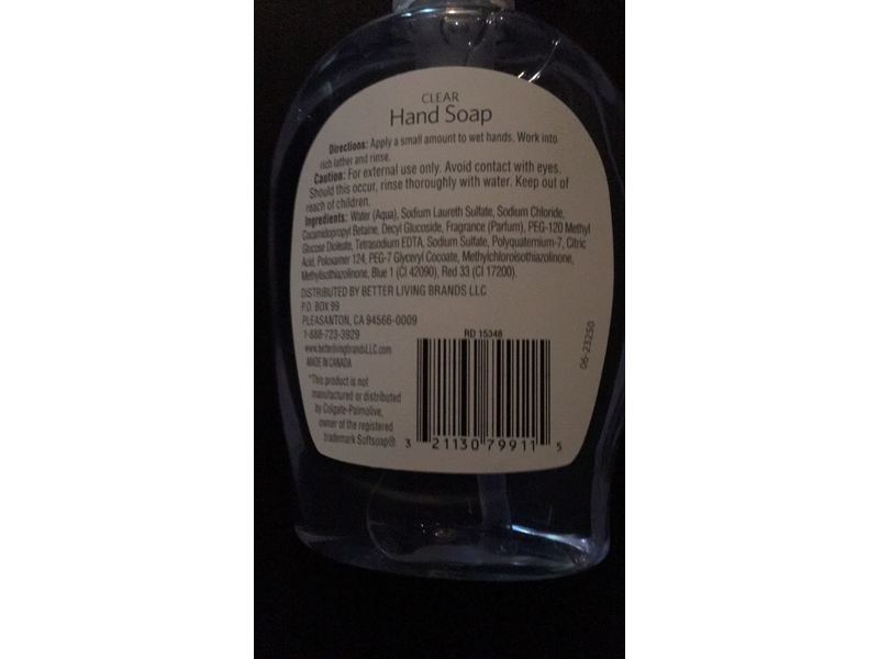 Signature Care Clear Hand Soap, Moisturizing, 7.5 fl oz