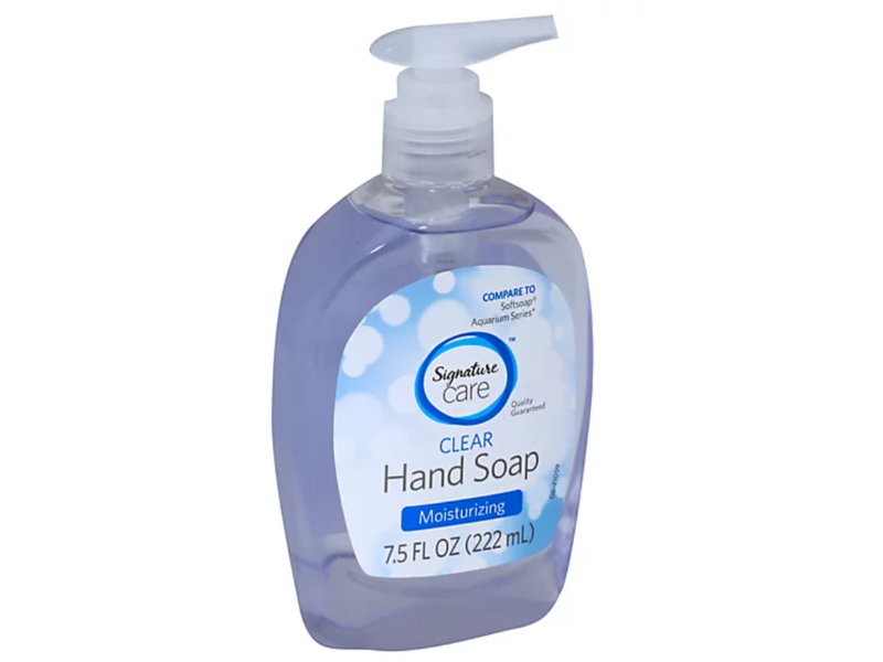 Signature Care Clear Moisturizing Hand Soap, 7.5 fl oz/222 mL