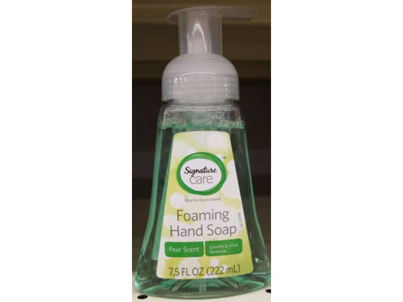 Signature Care Foaming Hand Soap, Pear Scent, 7.5 fl oz/222 mL