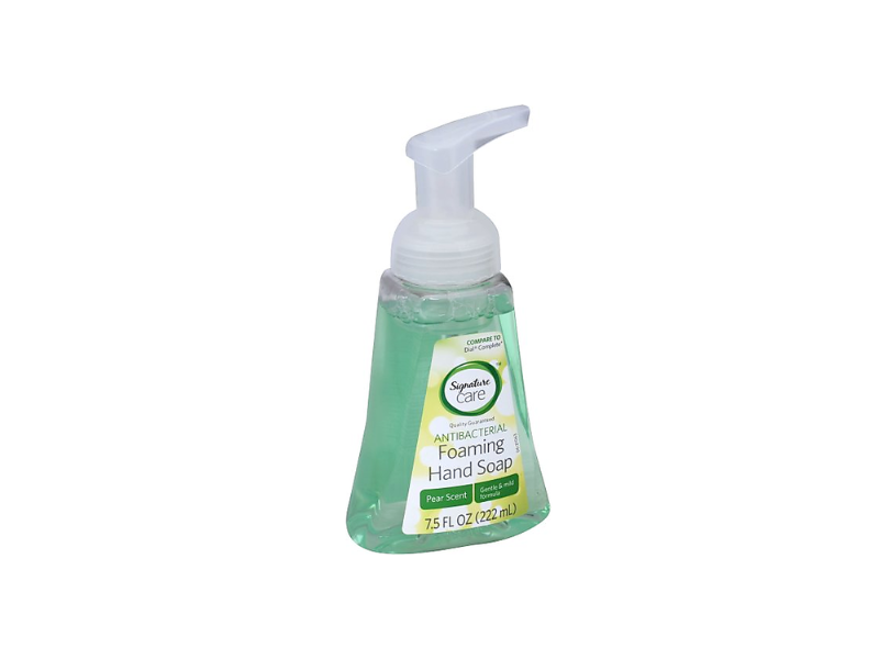 Signature Care Foaming Hand Soap, Pear Scent, 7.5 oz/222 mL