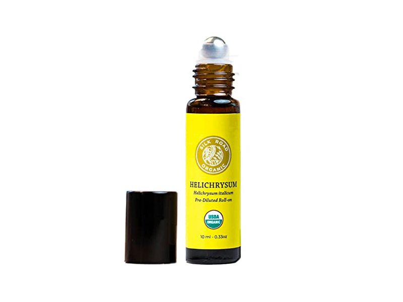 Silk Road Organic Helichrysum Italicum Roll On, 0.33 oz/10 mL