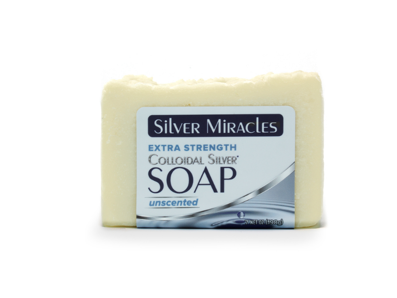 Silver Miracles Colloidal Silver Soap, 7 oz/198 g