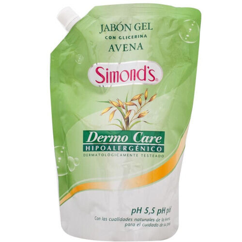 Jabón Gel Con Glicerina Avena Dermo Care