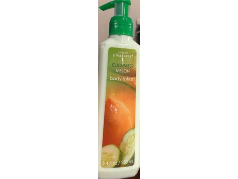 Simple Pleasures Body Lotion, Cucumber Melon, 8.4 fl oz