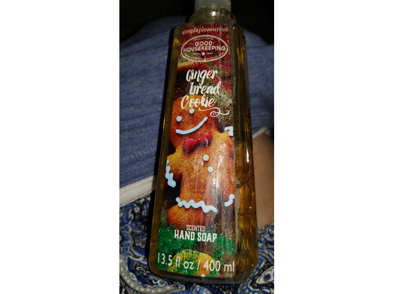 Simple Pleasures Good Housekeeping Gingerbread Cookie Scented Hand Soap, 13.5 fl oz