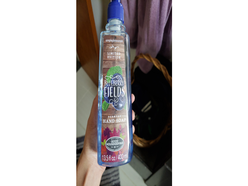 Simple Pleasures Limited Edition Blueberry Fields Scented Hand Soap, 13.5 fl oz